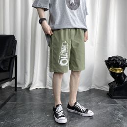 Foreign short Loose trade Cross-border summer Men Large size Casual printing movement Sandy beach Shorts M-5XL