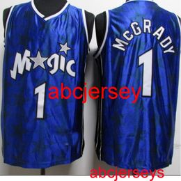 Men Women kids No.1 Mcgrady jersey Sports jersey Star blue Embroidery New basketball Jerseys XS-5XL 6XL