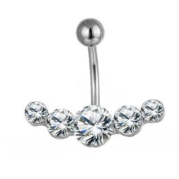 YYJFF D0650 ( 1 Colour ) clear belly ring nice style with piercing body Jewellery navel