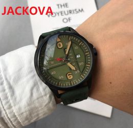 factory mens japan quartz movement stopwatch watches 42mm full functional leather crime premium waterproof Orologio di Lusso Watch Montre Femme Reloj