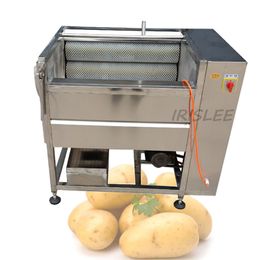 Potato Cleaning Peeling Machine Production Line Fruit Vegetable Taro Trotters Washing Maker Carrot Seafood Roller Pumpkin Ma