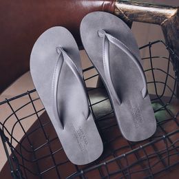 Lover's Flip Flops Simple Solid Slippers Men Women Summer Shoes Non-Slip Couple Flip Flops Men Soft Beach Sandals Light Weight