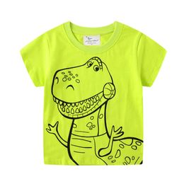 Jumping Metres Boys Cartoon aircrafts T shirts Summer Cotton Kids ees Print character Short sleeve Children Clothes Boy shirt 210529