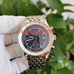 JF Maker Top Quality Watches 43mm AB0121211C1A1 Chronograph Working Stainless Steel Blue Dial ETA 7750 Movement Automatic Mens Watch Men Wristwatches