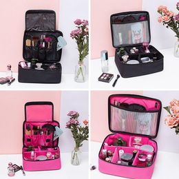 High Quality Professional Empty Makeup Organiser Bolso Mujer Cosmetic Case Travel Large Capacity Storage Bag Suitcases Bags & Cases