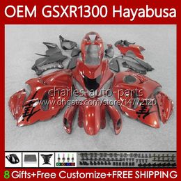 Injection Body For SUZUKI Hayabusa GSXR 1300 CC GSXR-1300 08-19 77No.31 1300CC GSXR1300 Dark red 08 09 10 11 12 13 GSX R1300 2014 2015 2016 2017 2018 2019 OEM Fairing