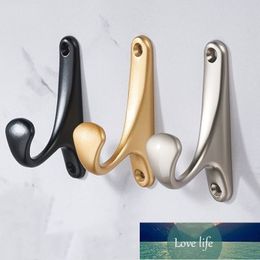 Zinc alloy hanger hook high quality metal wall hook For Bathroom Clothes Robe Coat Livingroom Kitchen Hardware Accessories Factory price expert design Quality