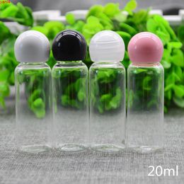 50pcs/lot 20ml spherical cap bottles, medicine plastic cosmetic packaging,Refillable bottlesgoods