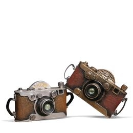Retro camera model decoration gift showcase mould pography shopwindow props decor stage property restore ancient crafts 210811