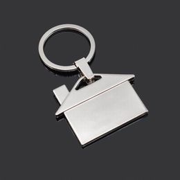 Car Keychain House Keychain Metal Key Ring Key Chain Creative Key Holder Keyring Auto Accessories