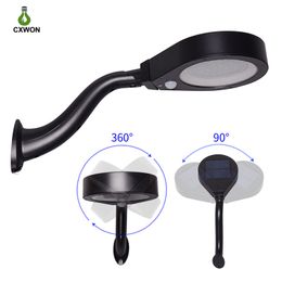 61Leds 800lm LED Solar Garden Lamps 3 Modes 360 degree Adjustable Lamp Security Street Wall Light