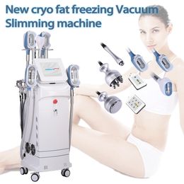10 IN 1 Cryolipolysis Fat Freeze Slimming Machine With Double Chin Removal 3 RF Handles 8 Laser Pads Cryotherapy Beauty Equipment