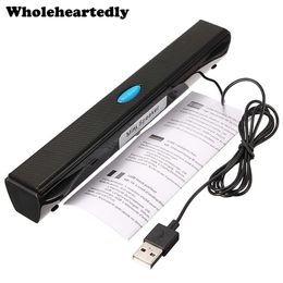 Portable Laptop/Computer/PC Speaker Amplifier Loudspeaker USB Soundbar Sound Bar Stick Music Player Speakers Notebook Tablet