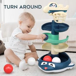 Party Favour Colours Slide Rail Toys Basketball Durable Comfortable To Hand Long Lasting Gift For Baby Toddler SEC88