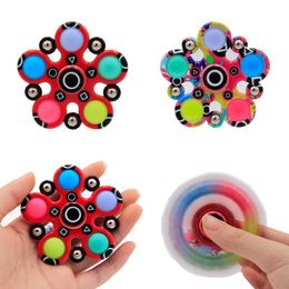 NEU Mini Hand Spinner Tri zappeln Keramik Ball Schreibtisch EDC autistische Kinder/Erwachsenen Spielzeug 