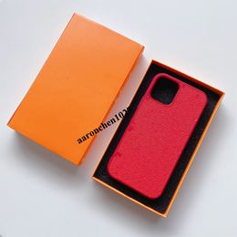 Luxurys Designers Phone Cases for iPhone 11 Pro 12 Mini 7plus plus 8plus X XR XS Max Designer Luxury Leather Case Fundas Coque