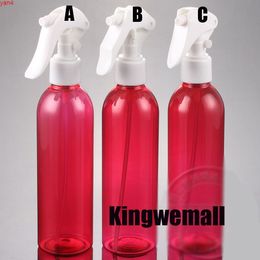 300pcs/lot 250ML mouse shape spray Red bottle used for cosmetic,pump head PET Round bottle, with mist sprayergoods