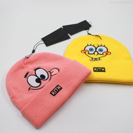 kith knitted hat winter women cute cartoon hat pink starfish pattern embroidery autumn winter outdoor cold hat9jzqcategory