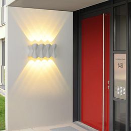 Wall Lamps Nordic 4W 6W 8W LED Light Outdoor Waterproof Indoor For Home Bathroom/Porch/ Garden Sconce AC85-260V