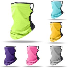 Cycling Bandana Triangle Scarf Multifunctional Sport Hiking Hunting Hanging Ear Running Face Mask Sheild Neck Warmer Cover #YL3 Y1108