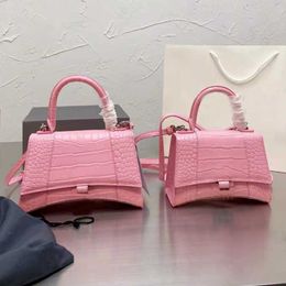 Luxury brand designer bag hourglass bag ladies crocodile pattern shoulder bags leather ladiess handbag presbyopia wallet messenger backpack