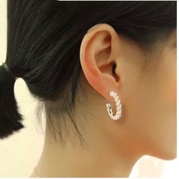 Korean Dangle Chandelier Letter Earring Super Fairyorean Mother KTemperament Earrings European And American Fashion Girl Rice Beads Personalised Jewellery