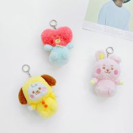 Kpop Style Anime Baby Kawaii Plush Pendant Backpack Decoration Dolsl Cute Stuffed Toys Gift For Girlfriend Fans