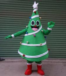 Discount factory hot Christmas Tree Mascot Costume Fancy Party Dress Outfit Adult Size