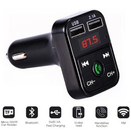 Hands Wireless Bluetooth FM Transmitter LCD MP3 USB Player Charger Modulator Auto F5E6 Car Audio322k