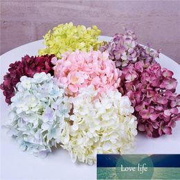 Decorative Flowers & Wreaths 11 Fork DIY Artificial Flower Heads Hydrangea Peony Silk Wedding Floral Wall Backdrop For El Background Decorat Factory price expert