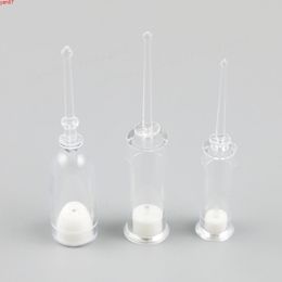 50 x Small Empty 1ml 2ml 3ml Airlesl disposable PS Bottles Cosmetics trial bottles essence cosmetic containersgoods qty