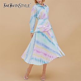 Solid Elegant Dress For Women Lapel Long Sleeve High Waist Lace Up Bowknot Slim Maxi Dresses Female Summer 210520