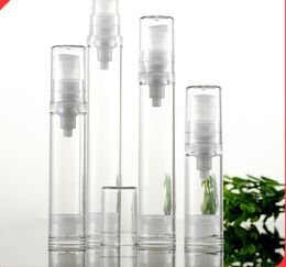 5ml 10ml Airless Bottle Clear and Plastic Lotion Sub-bottling With PP Vacuum Pump Serum Bottle Samll Sample Bottles and packaging bottles