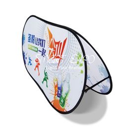 Horizontal Pop Up A-Frame Banners W130xH66cm Advertising Display with Custom Artwork Printing Portable Carry Bag