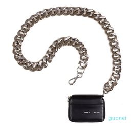 2021 Designers Women 2021 Thick Metal Thick Chain Bag BLACK BIKE WALLET Shoulder Handbags Mini Small Chest Bags Coin Purse Wholesale