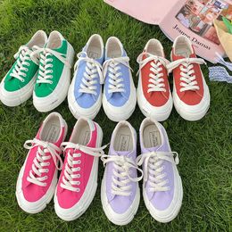 New Low Top Women Fashion Casual Shoes Casual Sneakers Breathable Flat Driving Vulcanize Lovers Walking Shoes Drop Shipping Y0907
