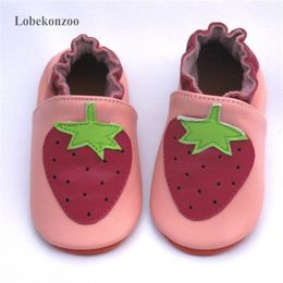 All seasons hot sells baby girl shoes Guaranteed 100% soft soled Genuine Leather baby First walkers infant shoes 210326