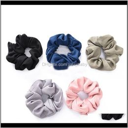 Trendy Lady Hair Scrunchie Ring Elastic Pure Colour Bobble Sports Dance Scrunchie Women Girls Hair Accessories I89Ez Vo1Lg