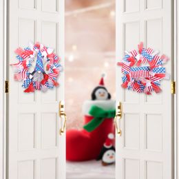 Independence Day Party Garland Doll Letter Card Door Decorations American Flag Decoration Home Festival Layout Props