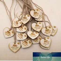 Wholesale-Personalized wedding Favour tags, rustic Bridal Shower Favour Tags thank you wedding tags custom save the date Wooden Tags Factory price expert design