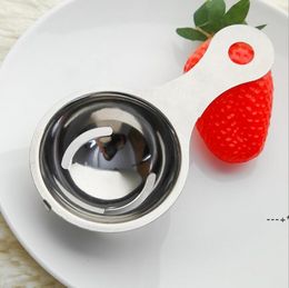 NEWEggs Tools Yolk Separator Stainless Steel Egg Strainer Philtre Dishwasher Safe Kitchen Bake Tool RRD12810