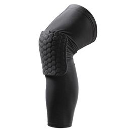 Elbow & Knee Pads Adults Fir Gym Basketball Protector Set Compression Sleeve Honeycomb Foam Brace Kneepad Fitness Volleyball For Adult