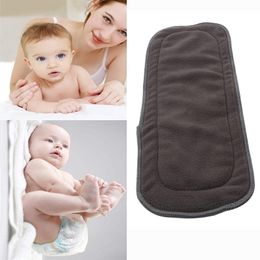 Reusable Washable Infant Diaper Inserts Bamboo Cotton Elastic Boosters Liners For Baby Cover Nappies Soft Insert Cloth Diapers