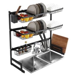 Stainless Steel Sink Rack Dishwasher Rack Kitchen Shelves Storage Shelf for Kitchen Utensils Storage Rack