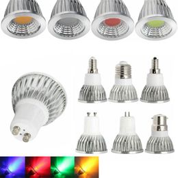 Dimmable LED Spotlight Bulb COB 5W GU10 MR16 E27 E12 E14 Lamps 12V 110V 220V SS 