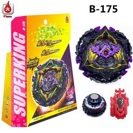 Burst Superking B175 Lucifer The End. Huang.Dr. Rotary Sparking Launcher Metal Gyro Spinning Top Toys for Children Gifts