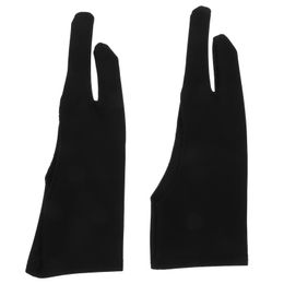 Disposable Gloves 4pcs Drawing Pen Graphic Tablet Pad Household Two Finger Anti-fouling Glove