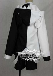 Anime Danganronpa V3: Killing Harmony Cosplay High Quality Monokuma Unisex Costume coat+shirt+tie+skirt(or pants)+socks Y0913