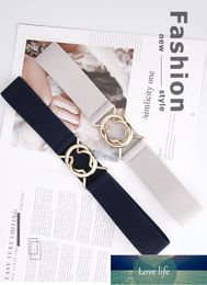 71cm Female Fashion Belt Waist Elastic Band Geometric Buckle Clothing Sweater Coat Decoration Belts for Women Girl Girdle Gift Factory price expert design Quality