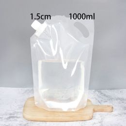 200ml 250ml 1000ml Empty Stand up Plastic Drink Packaging Spout Bag 300ml 400ml 500ml 1L Pouch For Beverage Liquid Juice Milk Coffee Water